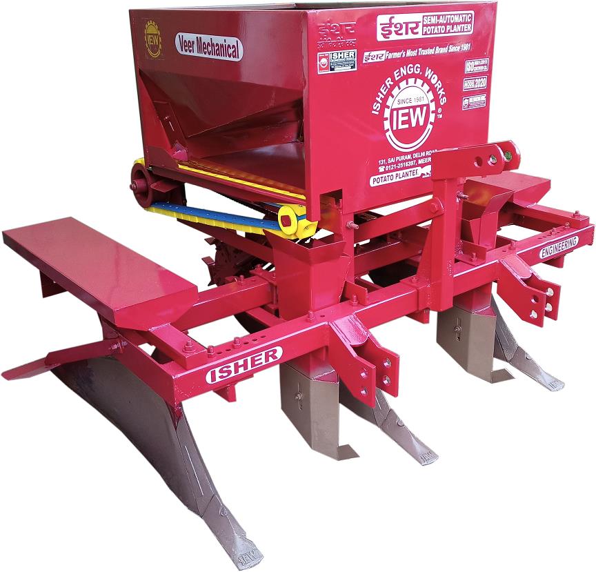 Semi Automatic Potato Planter (2 Row)